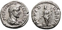 Roman Empire Denarius GETA AR Denarius. EF-. The providentia. -