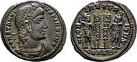 Roman Empire AE3 (Centenonial) CONSTANTINE I AE3 (Centenonial). EF-/EF. Constantinopolis mint. Soldiers. -