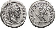 Roman Empire Denarius CARACALLA AR Denarius. EF/EF-. Mars. -