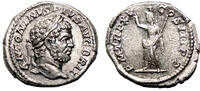 Roman Empire Denarius CARACALLA AR Denarius. EF+/EF. Serapis. -
