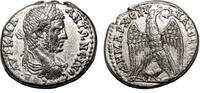 Tetradrachm AD 215-217 Roman Provincial CARACALLA AR Tetradrachm. Heliopolis (Syria). EF. Eagle. EF