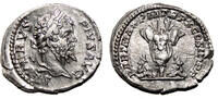 Roman Empire Denarius SEPTIMIUS SEVERUS AR Denarius. EF+. LUSTER. The Roman victory. -