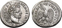 Roman Provincial Tetradrachm CARACALLA AR Tetradrachm. EF+/EF. Antioch mint. Eagle. -