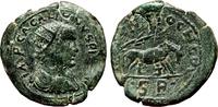 Roman Provincial AE29 ANTIOCH (Pisidia) AE29. Gallienus. VF+. She-Wolf and gemels Romulus and Remus.