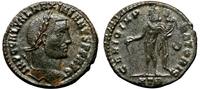Roman Empire Follis GALERIUS MAXIMIANUS AE Follis. EF-. Heraclea mint. GENIO IMPERATORIS. -