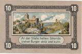 Notgeld De 10 Pf. Bad Kösen , Notgeld 10 Pfennig Schein in kfr. Tieste 3635.05.05 , Sachsen 1918 1 to 1-