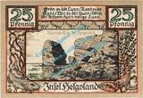 Notgeld De 25 Pf. -o.Nathun- Helgoland , Notgeld 25 Pfennig -o.Nathurn- in kfr. M-G 595.1.b , SH von 1921 1 to 1-