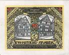 Serienscheine DE 20 Mk. Osterwieck , Notgeld 20 Mark Leder Schein in kfr. M-G 1037.6.a , SA von 1922 1 to 1-