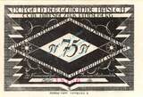 Serienscheine DE 75 Pf. Nr.1 o.D. Hasloh , Notgeld 75 Pfennig --98 x 69-- Nr.1 unc-kfr. M-G 584.2 , Schleswig o.D 1 to 1-