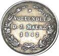 Altdeutschland, Mecklemburg Schwerin 5 Taler Größe Gedenkmünze 1842 -Paul Friedrich Mecklenburg Schwerin- , ss-vz , J.47 -0643- please judge by the pictures