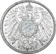Kaiserreich DE 1 Mk. 1 Mark Münze 1915 J -deutsches Kaiserreich gr. Adler- ss-vz , J.17 -0658- please judge by the pictures
