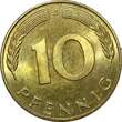 10 Pf. 10 Pfennig Kursmmünze 1990 J -Bundesrepublik Deutschland- ss-vz , J.383 -0675- please judge by the pictures