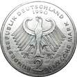 Bundesrepublik Deutschland 2 Mk. 2 Mark Kursmmünze 1990 G -BRD Ludwig Erhard- ss-vz , J.445 -0679- please judge by the pictures