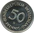 50 Pf. 50 Pfennig Kursmmünze 1994 D -Bundesrepublik Deutschland- vz-stgl , J.384 -0688- please judge by the pictures
