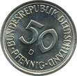 50 Pf. 50 Pfennig Kursmmünze 1995 D -Bundesrepublik Deutschland- vz-stgl , J.384 -0689- please judge by the pictures