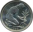 50 Pf. 50 Pfennig Kursmmünze 1995 D -Bundesrepublik Deutschland- vz-stgl , J.384 -0689- please judge by the pictures