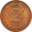 2 Pf. 2 Pfennig Kursmmünze 1974 F -Bundesrepublik Deutschland- ss-vz , J.381 -0696- please judge by the pictures