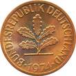 2 Pf. 2 Pfennig Kursmmünze 1974 F -Bundesrepublik Deutschland- ss-vz , J.381 -0697- please judge by the pictures