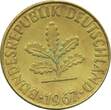 10 Pf. 10 Pfennig Kursmmünze 1967 G -Bundesrepublik Deutschland- ss , J.383 -0698- judge by the pictures