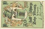 Kleingeld 1914-1922 DE 10 Pf. Eschwege , Notgeld 10 Pfennig Schein unc-kfr. Ti.1785.05.31 , Hessen 1920 Verkeh 1 to 1-