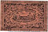 Notgeld DE 75 Pf. -Fehldruck- Notgeld Stadt Rheinsberg 1120.3.b , 75 Pfennig Schein --Fehldruck-- in kfr. o.D. 1 to 1-