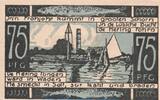 Serienscheine DE 75 Pf. Notgeld Hotel dt. Kaiser Travemünde 1336.1.a , 75 Pfennig Schein in kfr. o.D. -