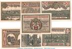 Serienscheine DE 7 Scheine kpl. Notgeld Stadt Lennep 791.1 , Set mit 7 Scheinen in kfr. von 1921 , Westfalen -