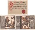 Notgeld DE 3 Scheine kpl. Notgeld Gemeinde Schlossvippach 1183.1 , Set mit 3 Scheinen in kfr. von 1921 TH -