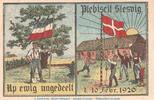 Serienscheine DE 1 Mk. Warnitz , Notgeld 1 Mark Schein in kfr. M/G 1380.1 , Schleswig 1920 -