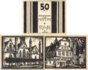 Notgeld De 3 Scheine kpl. Lübeck , Notgeld Set mit 3 Scheinen in kfr. M/G 832.1 , Schleswig o.D. -