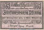 DE 25 Pf. Notgeld Kreis Wanzleben , 25 Pfennig Schein in kfr. Tieste 7710.05.07 von 1918 -