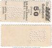 DE 50 Pf. Notgeld Joh.Phil. Stieber Roth , 50 Pfennig Schein in kfr. Tieste 6235.05.07 o.D -