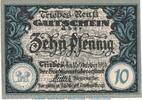 DE 10 Pf. Notgeld Gemeinde Triebes, 10 Pfennig Schein in kfr. Tieste 7450.05.26 , 1919 RäL -