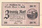 DE 20 Mk. Notgeld Stadt Buer , 20 Mark Schein in gbr.E Geiger 071.01 von 1918 , Westfalen -