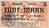 Großnotgeld 5 Mk. Dirschau , Notgeld 5 Mark Schein in kfr. Geiger 104.03 von 1918 , WPR -