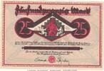 Großnotgeld 1922/23 25 Mk. -rot- Notgeld Dortmund , 25 Mark Schein in kfr. -rot- Müller 1065.10 , 10.10.1922 NRW -