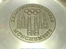 Deutschland Wandteller / Sammelteller - XX. Olympische Spiele München 1972 - Zinn 24 cm -
