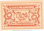 Serienscheine DE 10 Pf. Notgeld Stadt Waldenburg 1371.17 , 10 Pfennig Schein in kfr. von 1921 , SLN -