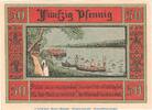 Seriennotgeld 50 Pf. Nr.3 Notgeld Stadt Aken 8.3 , 50 Pfennig -WZ- Nr.3 in kfr. von 1921 , Sachsen Anhalt -