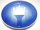 Deutschland Wandteller / Sammelteller -Olympiade München 1972 Olympische Ringe , first Issue -