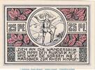 Notgeld De 25 Pf. Dermbach Notgeld M/G 264.3.b , 25 Pfennig Schein in kfr. von 1921 , Thüringen -