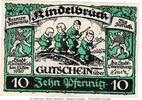 Notgeld De 10 Pf. Nr.1 Kindelbrück M/G 730.1 , Notgeld 10 Pfennig Nr.1 in kfr. von 1920 , Thüringen -