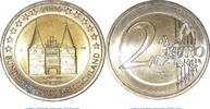 Schleswig 2 € Kursmünze , Zwei Euro -Schleswig Holstein- von 2006 -J-, bfr-vz , Jäger 519 -