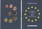 Griechenland 3,88 € + Silber Euro Kursmünzensatz 2002 , KMS Griechenland , mit Silber-Gedenkprägung pp -