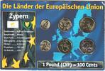 Zypern 6 Mz. Zypern Kursmünzensatz von 2004 , KMS mit 6 Münzen bfr - stgl -