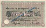 Großnotgeld 20 Mk. Neckarsulm , Banknote 20 Mark Schein in kfr. Geiger 368.02 , 1918 , Grossnotgeld -