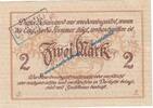 Großnotgeld 1918 2 Mk. Eisleben , Banknote 2 Mark Schein in kfr.E Geiger 123.11 o.D. Grossnotgeld SA -