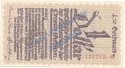 Wertbeständig 4,20 Gold Mk. Münster , Banknote 4,20 Gold Mark -KN h.braun- in kfr. Müller 3400.2.e Wertbest. -