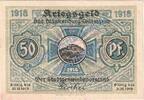 Notgeld 50 Pf. Blankenburg , Notgeld 50 Pfennig Schein in kfr. Tieste 0715.05.26 , Thüringen -