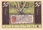 Notgeld 50 Pf. Nr.7 Gem. Stpl. Königswinter , Notgeld 50 Pfennig Nr.7 Gem.Stempel -1524- in kfr. M-G 730.3.a -